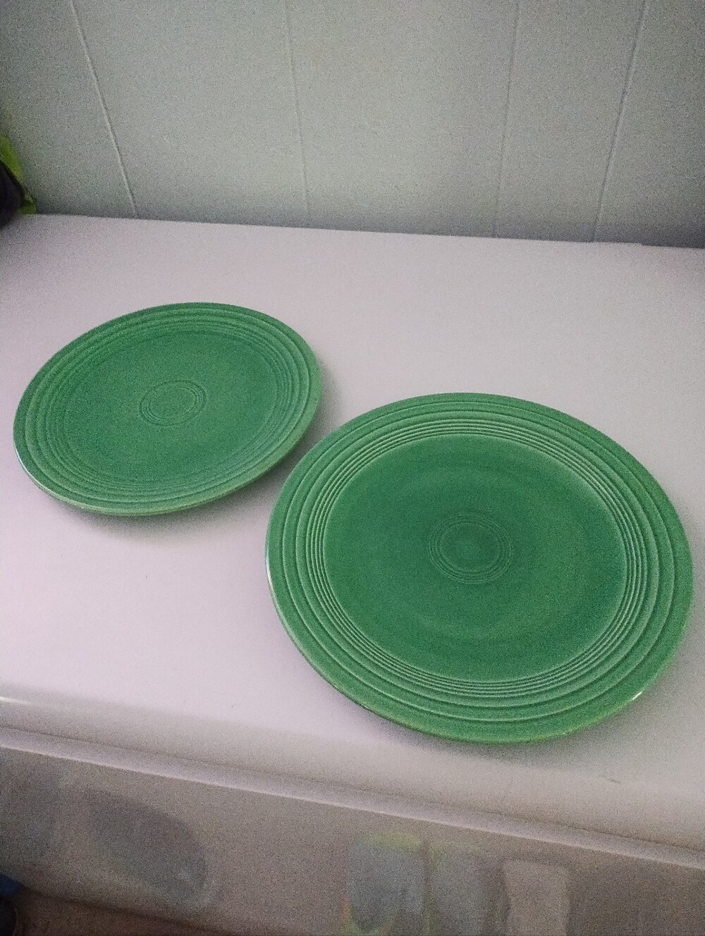 Vintage Retired Light Green Fiesta Dinner And Luncheon Plate
